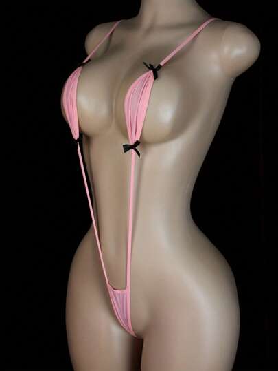 A Sexy Lingerie, Sexy Lingerie Three Points Not Off Temptation Valentine's Day New Pajamas Dating Robes Bed Passion Set Ladies Sexy Lingerie And Panties Bold Clothes Dew Foreign Land Temptation Lingerie