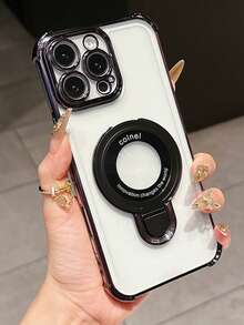 磁性兼容 16 15 Pro Max 支架外壳豪华透明电镀气囊防震保护套兼容 6/7/8/X/XS/XR/11/12/13/14/15/16/16e、Galaxy S22/23/24/25/S24 FE/S25 EDGE、A04/05/06/A14/A15/A16/A24/A25/A34、Redmi Note 9/10/11/12/13、Redmi 9/10/12/13C、OPPO、MOTO、Honor X、HW、Realme C53 C55 防水防摔防刮 - 黑色 - 查看 5