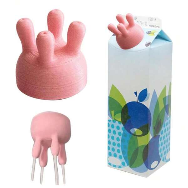 Dairy Cow Udder Milk Box Cap 3d Printed Box Milk Diverter Milk Bottle Cap