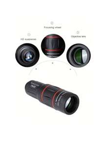 18X25 Telephoto Mobile Phone Lens With High-Power Zoom, Which Is Perfectly Suitable For Outdoor Photography During Camping. Compatible With Iphone Android Phone For Summer Vacation, Travel, Creative Photography, Social Media Content, Vlogging Phone Accessories