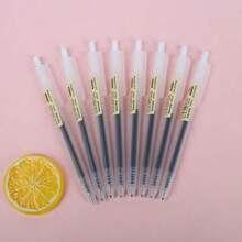 18 Pieces Of 0.5mm Retractable Gel Pen Set In Black/Blue/Red Ink Ballpoint Pens, One-Click Press, Single-Handed Operation, Instant Tip Emergence, Ready To Use At Any Time, Suitable For Office/Commuting/Meeting, Write With One Press, Imported Ink, Smooth Writing Like Silk