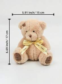 Juguete de peluche de oso de 17 CM de altura, regalo de decoración de oso de dibujos animados. Juguetes de peluche lindos, regalos para Pascua, Navidad, Día de San Valentín, Acción de Gracias, Día de la Madre, Día del Padre.
