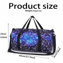 Exquisite Starry Sky Travel Bag, Duffel Bag, Yoga Bag, Gym Bag, Starry Sky Series, Suitable For Travel, Carrying Daily Necessities, Fitness, Snow, Picnics, Outdoor Sports Training Bag For School School Accessories School Stuff