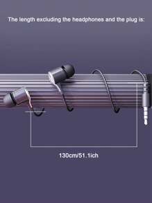 Écouteurs intra-auriculaires avec amplification des basses et commandes en ligne, universels pour le jeu, l'ordinateur, prise 3,5 mm