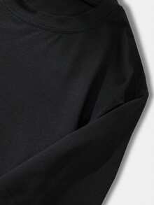 Camiseta nueva de hombre con estampado de dólar, estilo hip hop - Negro - Ver 7