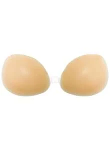 1 对硅胶胸罩、隐形胸罩、无肩带硅胶胸罩、婚礼胸罩、乳头贴、透气防水胸罩、女士硅胶聚拢胸贴、流行款式 - 杏色 - 查看 8