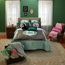 Wicked Velvet Full Bed In A Bag, Comforter Sheet Set Sham And Tote