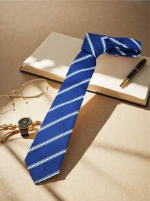 1pc Men's Striped Fashion Business Tie
