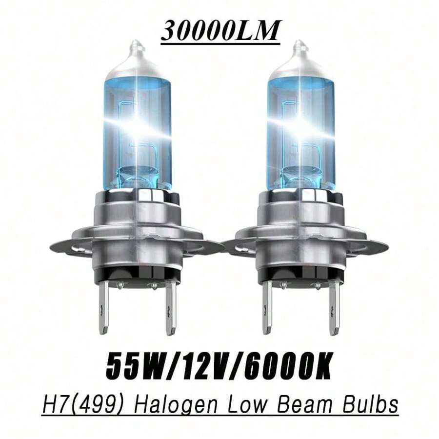 CHUSYYRAY Super Bright White H7 Halogen Bulbs Headlight High Beam DRL For  Elantra - 1 - View 1