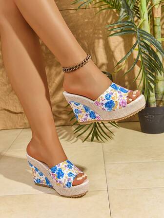 New Fashion Women's Casual Comfortable Versatile Platform Wedge Sandals