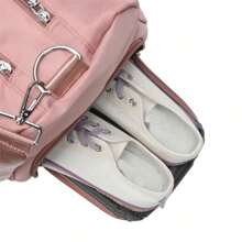 1 pieza Bolsa de viaje multifuncional de gran capacidad, bolsa de yoga/gimnasio con compartimentos separados para seco y húmedo, correa para equipaje para deportes de corta distancia