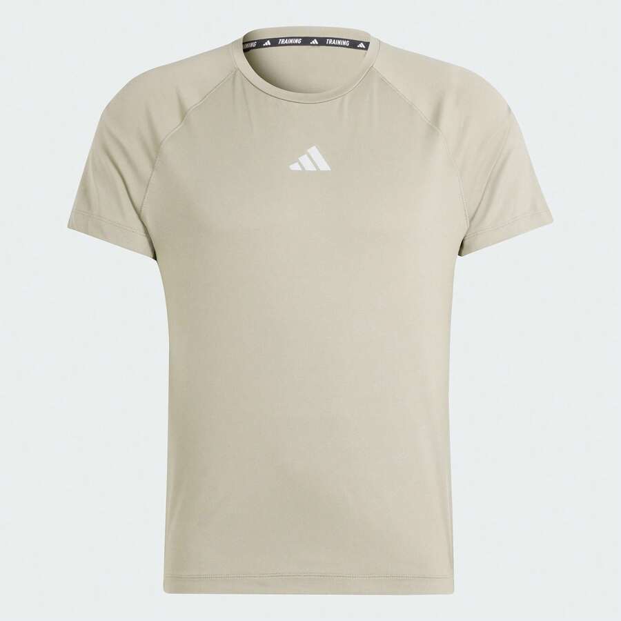 Adidas Camiseta deportiva de manga corta y cuello redondo casual, versátil y cómoda para hombres IR5875