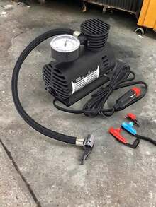 AirePortátil Plus Compresor de aire, mini compresor de aire portátil, bomba de inflador de neumáticos eléctrico - Negro - Ver 6