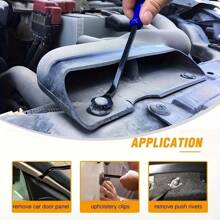 Set di 5 pezzi di Attrezzi per lo smontaggio di auto, Strumenti per la riparazione automobilistica, inclusi gli strumenti per rimuovere radio, DVD, cruscotto e interni in plastica