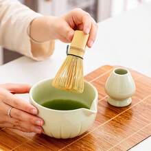 日式抹茶碗茶具套装，含茶刷、宋代茶具、竹筅，跨境新品 - 彩色 - 查看 2