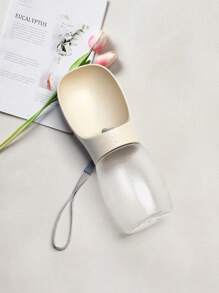 1pc Pet Water Dispenser, Dog Outdoor Drinking Cup, Cat Water Bottle, Outdoor Pet Travel Cup, Portable Drinking Dispenser