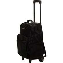 Local Delivery-- Double Handle Rolling Backpack, Black, 17-Inch