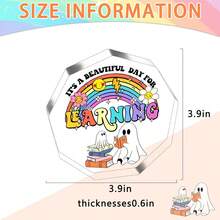 可爱的励志桌面装饰礼物，适合送给老师、朋友和万圣节装饰，少女心 - 彩色 - 查看 8