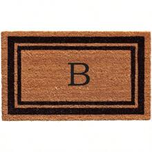 Calloway Mills 152962436B Black Border 24 X 36 Monogr Doormat Letter B