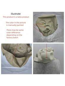 1 Piece, Halloween Alien Vampire Costume Anime Cosplay Sci-Fi UFO Alien Mask Horror Headdress Latex Mask Synthetic Latex Realistic Mask Fun Full Neck Headdress Prank Props Daily Role Play Costume Shooting Props Bar, Club Rave Party Supplies, Stage Performance Accessories (Latex Material Has A Slight Odor)