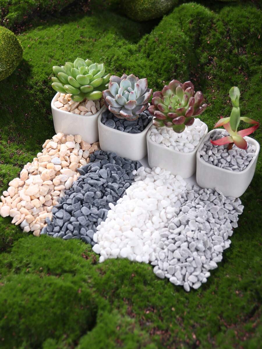 100/300/500/800g Is Used For Decorating Small Stones In Potted Plants, Filling Green Plant Vases In Hydroponics, Decorating Sand And Stones In Succulent Miniature Landscapes, And Providing Bottom Sand For Aquariums And Fish Tanks. There Are 5 Colors To Choose From: Yellow, White, Black, Gray, And Colorful