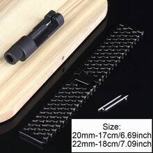 20/22 毫米时尚金属表带，鳞片设计兼容三星手表 7 6 5 4 3 5pro 4/6classic Active，适用于 /Amazfit/Garmin/Realme，适用于 Amazfit Watch Bip 5 GTR GTS 4/3/3pro/2/2e，男女通用