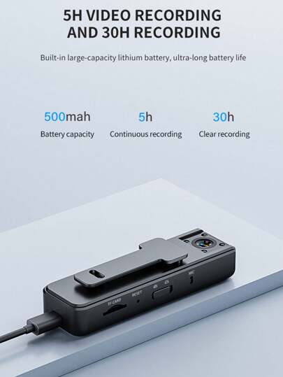 Mini Pocket Camera, 1080p FHD Sports Action Portable Small Body Rotating Outdoor Bicycle Recorder Camcorder, Cycling DV Battery Powered, Work view 5