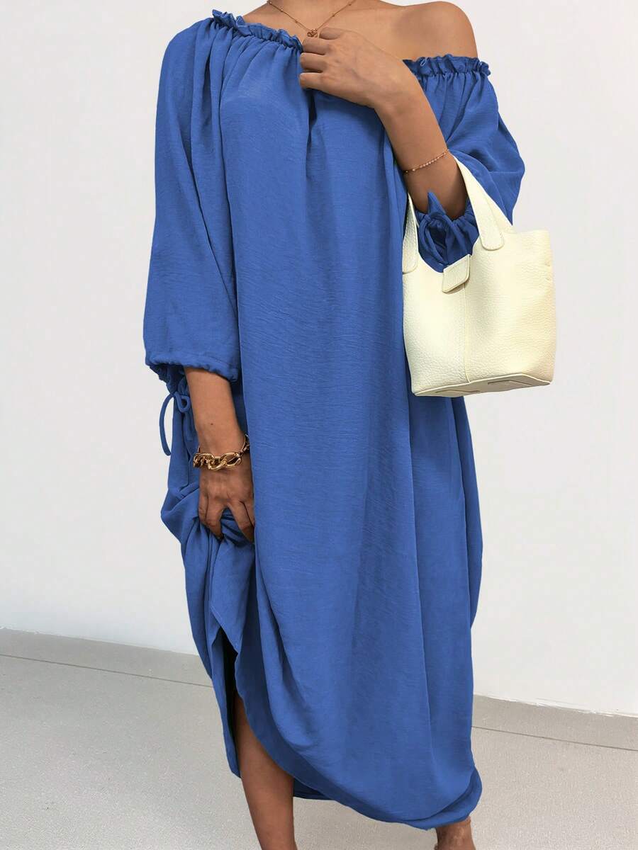 2025 Neuer modischer Damen Europa und USA Style, locker sitzend, bequem, Urlaub, elegantes Damenkleid