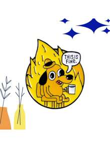 Cute Quirky Dog Cartoon Brooch - Perfect Accessory & Gift For Dog Lovers And Meme Enthusiasts