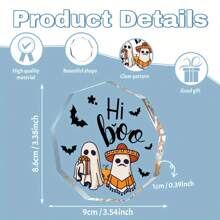 嘿，宝贝！可爱鬼魂亚克力牌匾 - 万圣节派对、家居书桌装饰 - 送给女儿和儿子的节日礼物