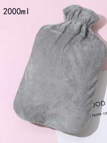 1 Stück Wassergefüllte Wärmflasche mit Plüschüberzug, geeignet für Mädchen, kann als Heizkissen, Baucherwärmer, Wärmflasche verwendet werden, kleine Größe, tragbar, kann mit Wasser gefüllt werden, warme Hände, kann mit Wasser gefüllt werden, Handwärmer