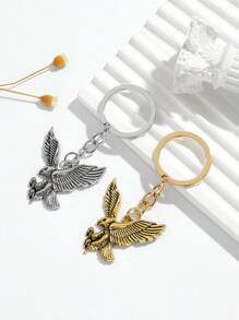 1pc Vintage Eagle Shape Keychain, Unisex Fashion Personalized Decor, Suitable For Men, Women, Couples, Cars, Bags Car Accessories Bag Charm Backpack For School