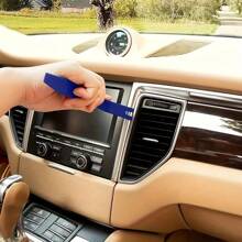 Set di 5 pezzi di Attrezzi per lo smontaggio di auto, Strumenti per la riparazione automobilistica, inclusi gli strumenti per rimuovere radio, DVD, cruscotto e interni in plastica