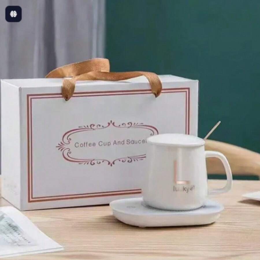 Ceramic Mug With Thermostatic Heating 55° - Blanco - Ver 1