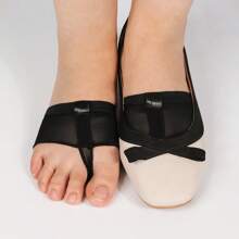1 Pair Breathable Forefoot Pads, Suitable For Football, Gymnastics, Latin Dance, Foot Care And Protection For Women