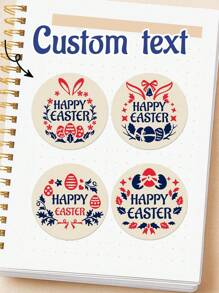 30-1000PCS Custom Waterproof Stickers Personalized Stickers Logo Stickers Business Stickers Labels Postage Labels Order Stickers Wedding Stickers Party Stickers Birthday Stickers Halloween Stickers Christmas Stickers Independence Day Stickers Thanksgiving Stickers Waterproof, Seal, Adhesive, For Weddings, For Housewarming School, Home, Kitchen, Living Room, Bedroom, Tea Room, Office