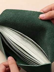 1件信封钱包，可重复使用便士信封钱包，简约纯色长款钱包，时尚休闲钱包，多功能卡夹，卡套信封卡夹，男女适用（纽扣颜色随机）