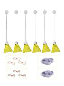 3/6pcs/Set Indoor Badminton Training Suit - PA Material Single-Player Indoor Badminton Device - Multicolor - View 9