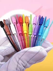 5件、10件、20件，随机颜色金属行李牌、环形支架、女士24色、钢丝钥匙扣、缆绳钥匙扣，用于工艺品、钥匙扣、包包、流苏饰品制作汽车配件包包饰品学校