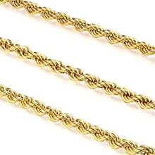1 Piece Fashionable Twisted Stainless Steel Necklace Long Chain 2mm-4mm 45-60cm Popular Jewelry Accessory Daily Match For Mom And Lover Holiday