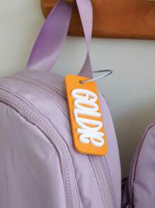 Acrylic Bag Tag Keychain 3D Backpack Tags Kids Tags Keychain Acrylic Name Tag Lunch Box Tag Luggage Tag Diaper Bag Tag Kids Backpack Tag