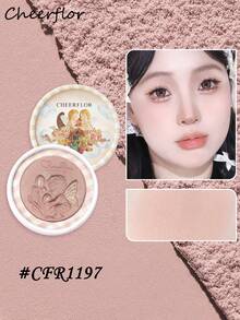 CHEERFLOR 浮雕纯色腮红、脸颊粉状腮红、Smooth Mate 面部腮红、轻盈、光滑、面部美容化妆品 - CFR1197 - 查看 3