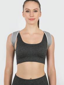 VBOSI Small Size Unisex Upper Back Support Strap - Adjustable Sports Shoulder Support Brace And Posture Corrector - Multicolor - View 17