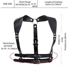 Women Harness Belt Pu Leather Suspenders For Women Bondage Body Harness Corset Goth Fetish Clothing Exotic Accessories - A - View 2