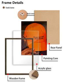 1/3 Stücke, optional mit Rahmen, Chao-Stil, Straßenkultur-Stil, Pop-Stil, dekorative Gemälde, Wandkunst mit Rahmen, Badezimmer-Dekoration, Raum-Dekoration