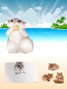 Płyta aluminiowa chłodząca na lato dla zwierząt, odświeżająca i wygodna, lodowato-chłodna, szybkie rozpraszanie ciepła, odpowiednia dla chomików, królików, psów, kotów, chłodząca mata do łóżka, akcesoria do maty chłodzącej na lato do klatki dla zwierząt