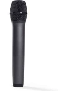 JBL Sistema inalámbrico JBL con dos micrófonos y receptor de doble canal, color negro