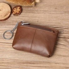 Minimalist Japanese Style Waterproof Mini Coin Purse Suitable For Students Men & Women Holds Keys Earphones Cards Leather Coin Pouch For Women Wallet Mini Wallet Purse Wallet Coin Wallet