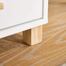 SoBuy Printer Table Filing Cabinet Sideboard Made Of MDF(E1) White Natural - White - View 7