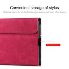 For Microsoft Surface Pro 10 9 8 7 6 5 4 2-In-1 Laptop 12.3-13 Inch Go 4 3 2 1 10.5 '' Tablet Protective Case Leather Cover Can Wrap Around Keyboard Blue Grey Rose Red